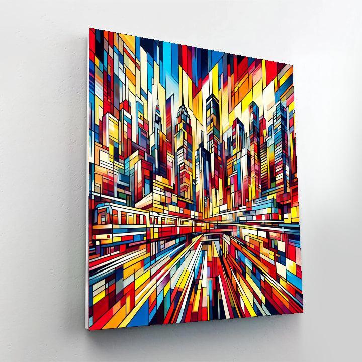 Bold Urban Vibes Painting By Numbers Kit