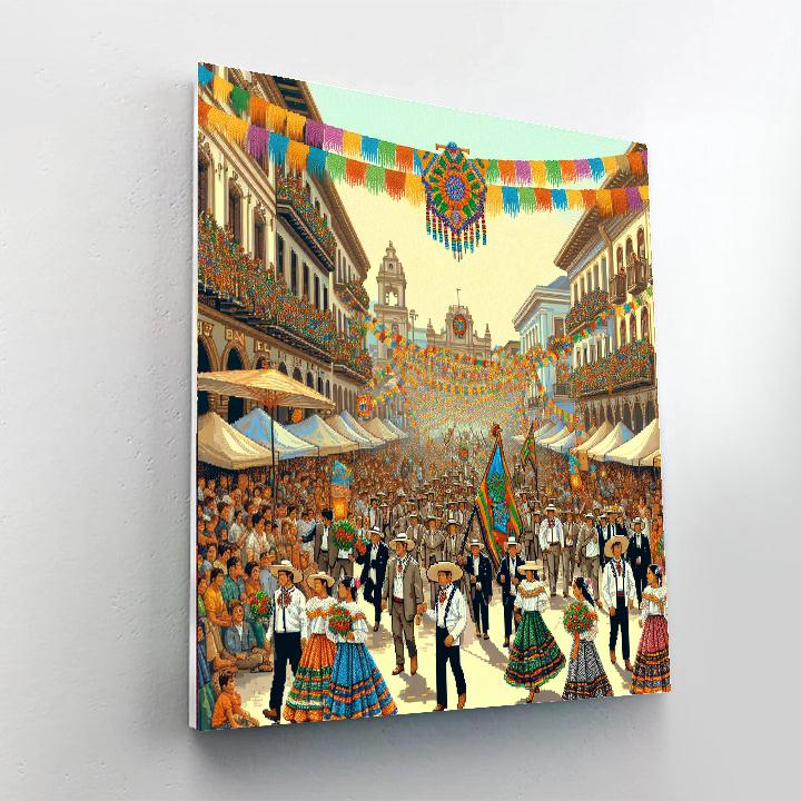 Festival Of San Isidro - Madrid Numbered Painting Kits