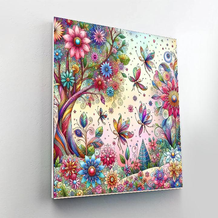Imaginative Fairyland Quest Paint By Numbers Art