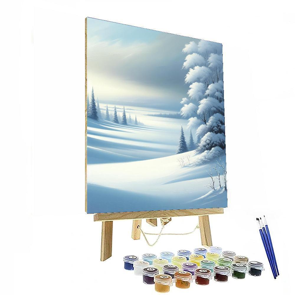 Majestic Winter Majesty Paint By Numbers Art