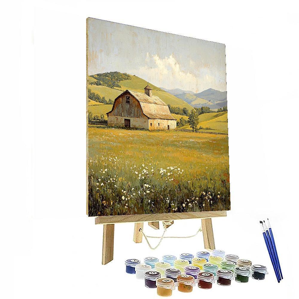 Andrew Wyeth Inspired Rural Rhythms  DIY Paint By Numbers