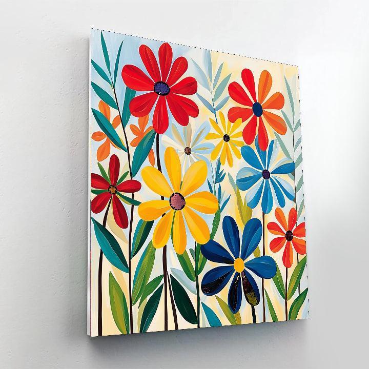 Henri Matisse Inspired Wildflower Medley  Paint By Numbers