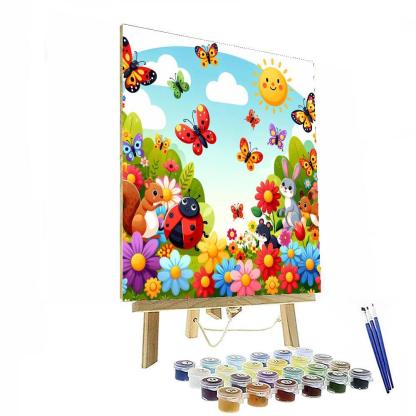 Adventurous Garden Creatures Numbered Painting Kits