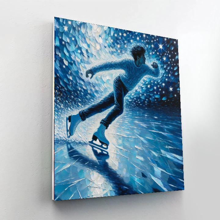 Starry Night Skater Paint By Color