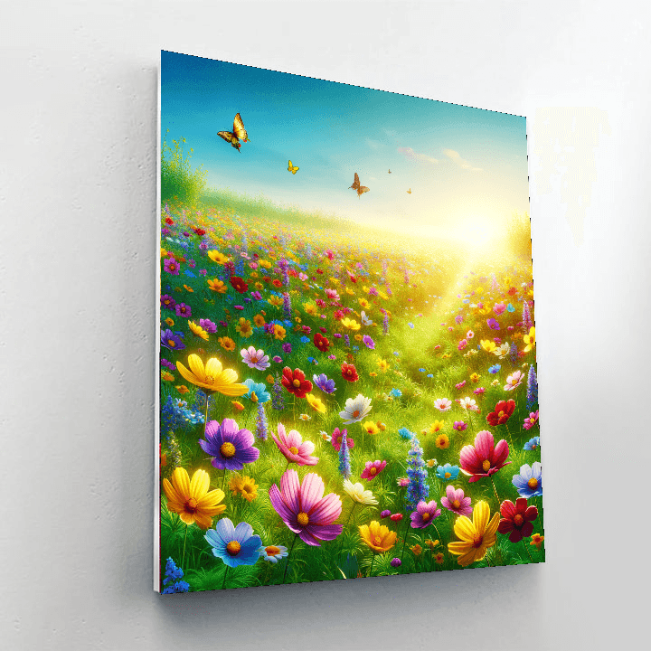 Whispering Wildflowers - DIY Painting By Numbers Kit