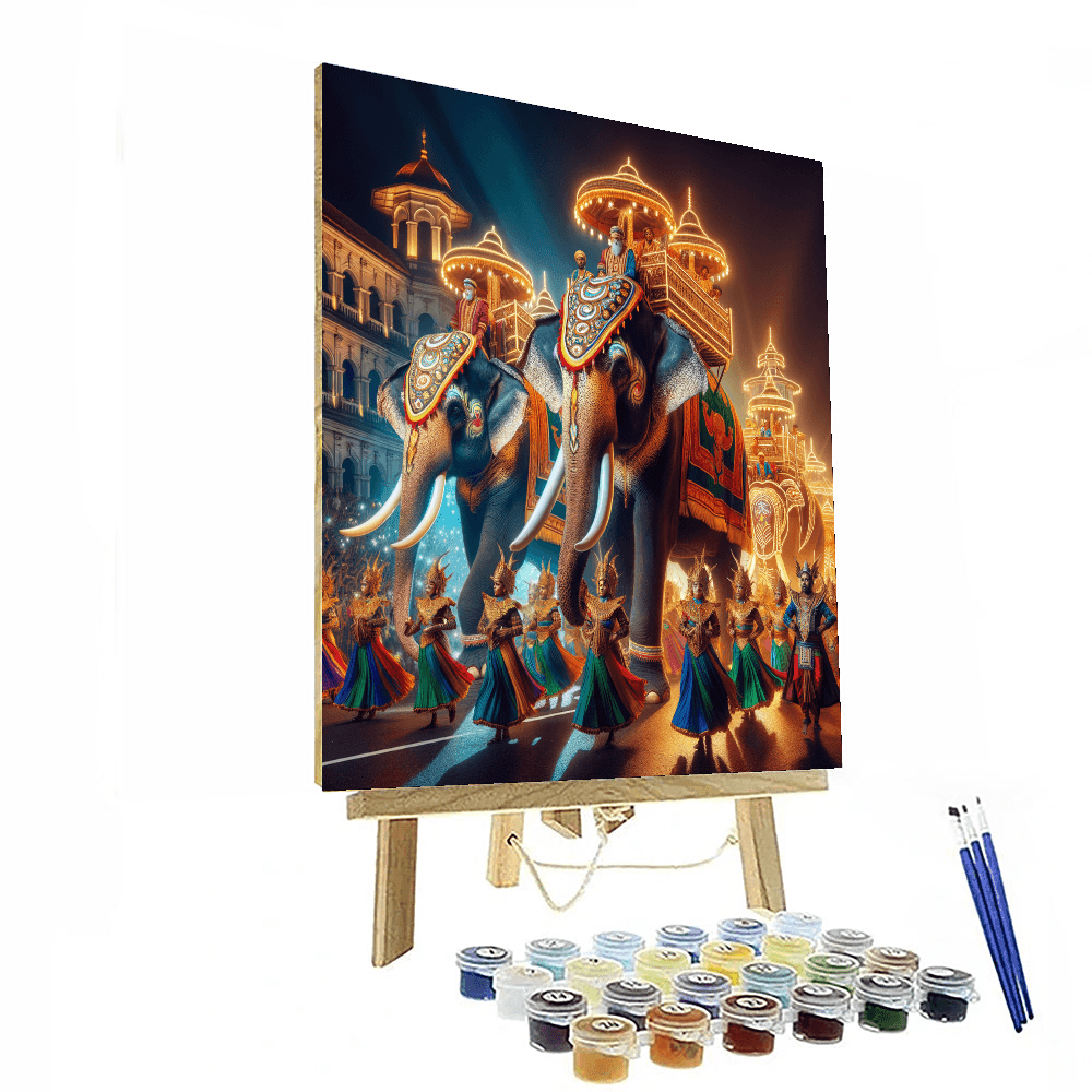 Kandy Esala Perahera DIY Paint By Numbers