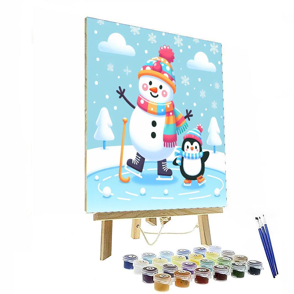 Whimsical Winter Adventure Paint By Number