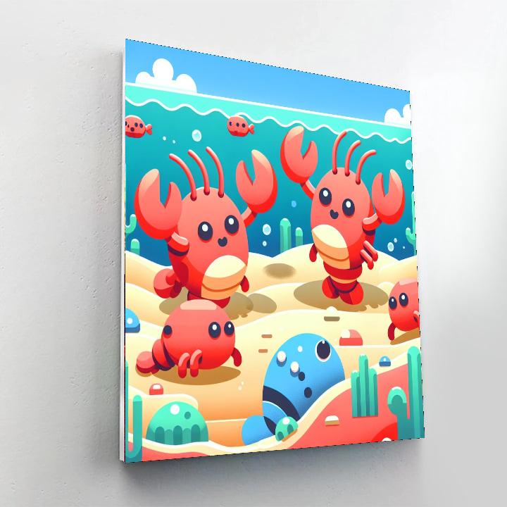 Laughing Lobsters Numbered Painting Kits