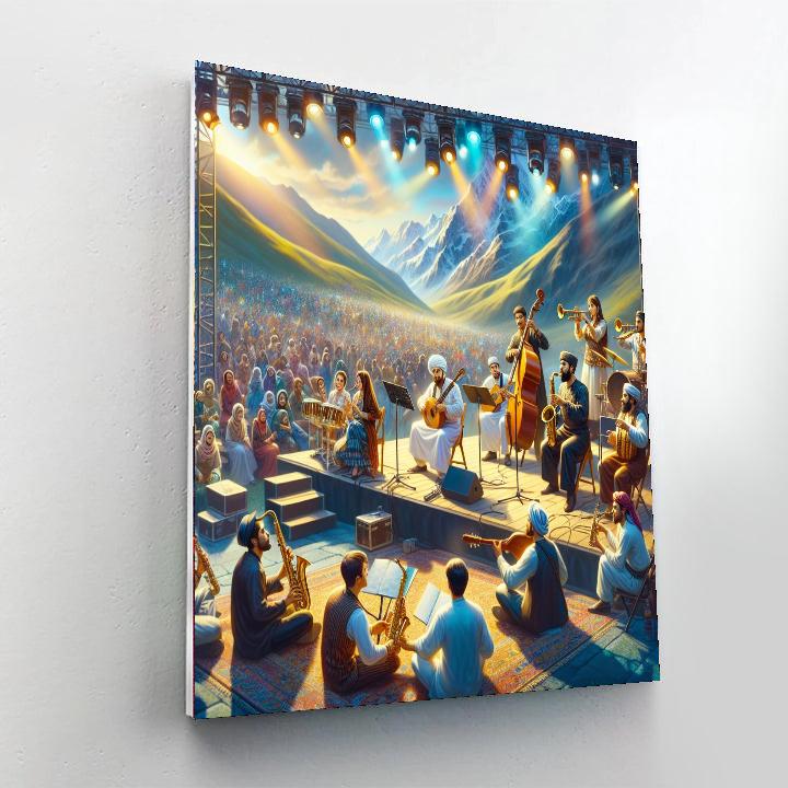 Almaty Jazz Festival - Kazakhstan DIY Paint By Numbers