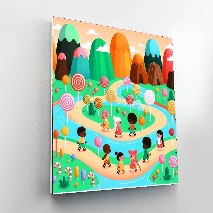 Magical Candy Adventure Paint By Number