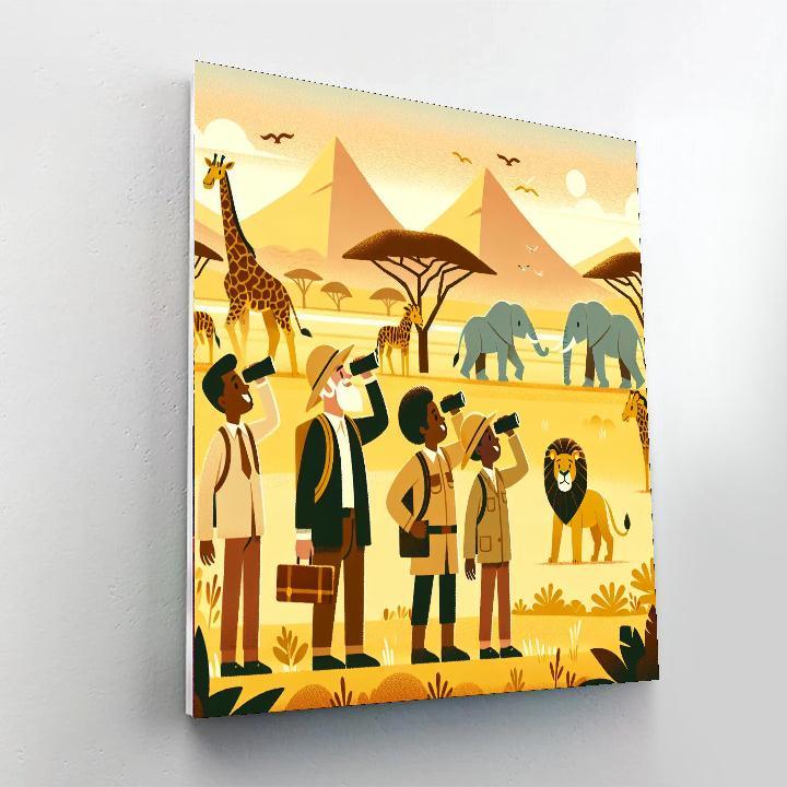 Adventure On Safari DIY Paint By Numbers