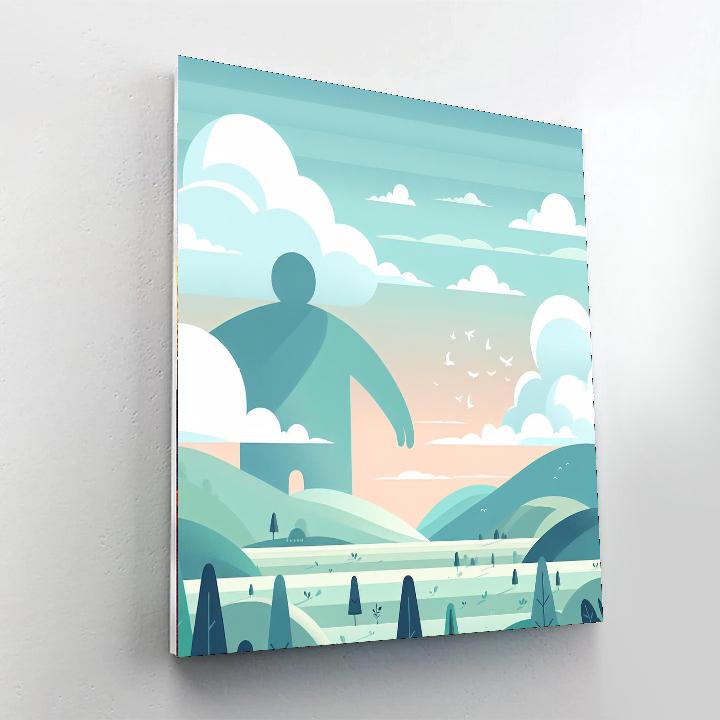 Gentle Giant's Vista Paint By Numbers Art