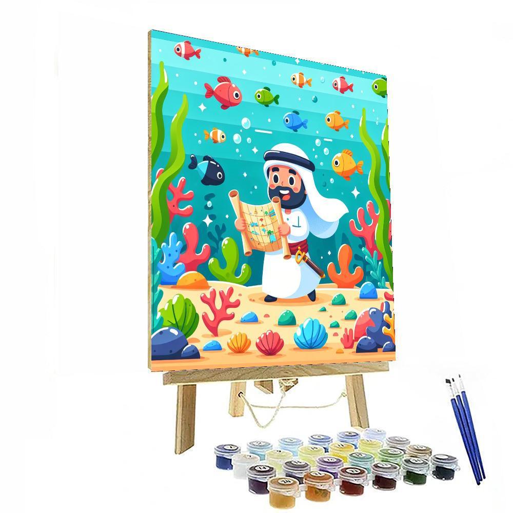 Oceanic Treasure Hunt Painting Number Kit