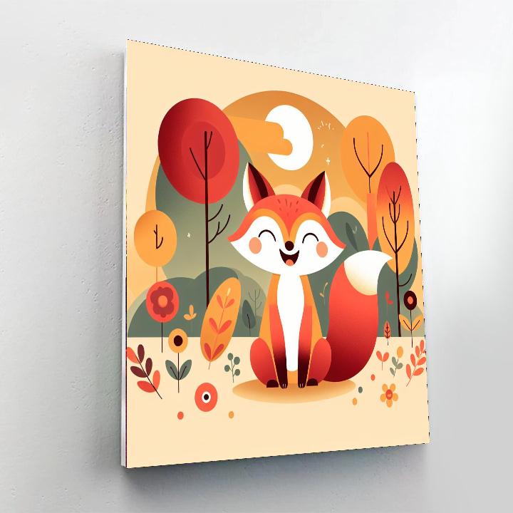 Giggly Fox Numbered Painting Kits