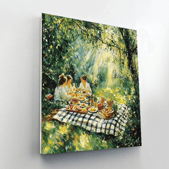 Renoir Inspired Charming Picnic  Paint By Numbers Art
