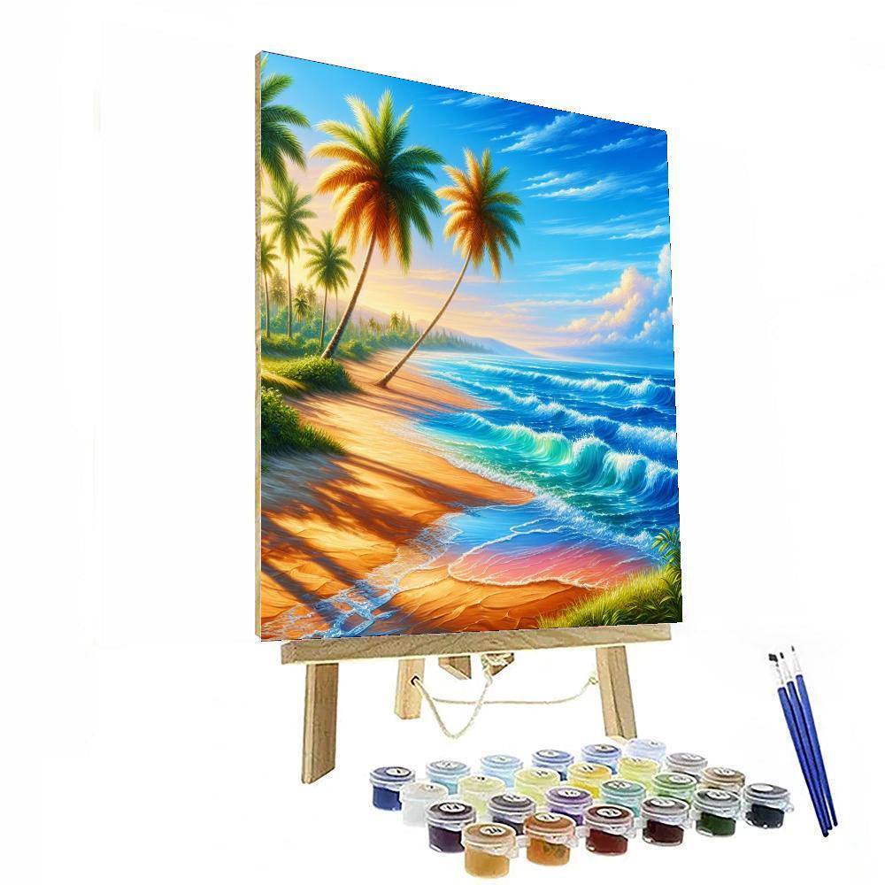 Radiant Beach Escape Paint By Numbers Kits