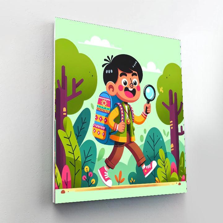 Excited Explorer DIY Paint By Numbers