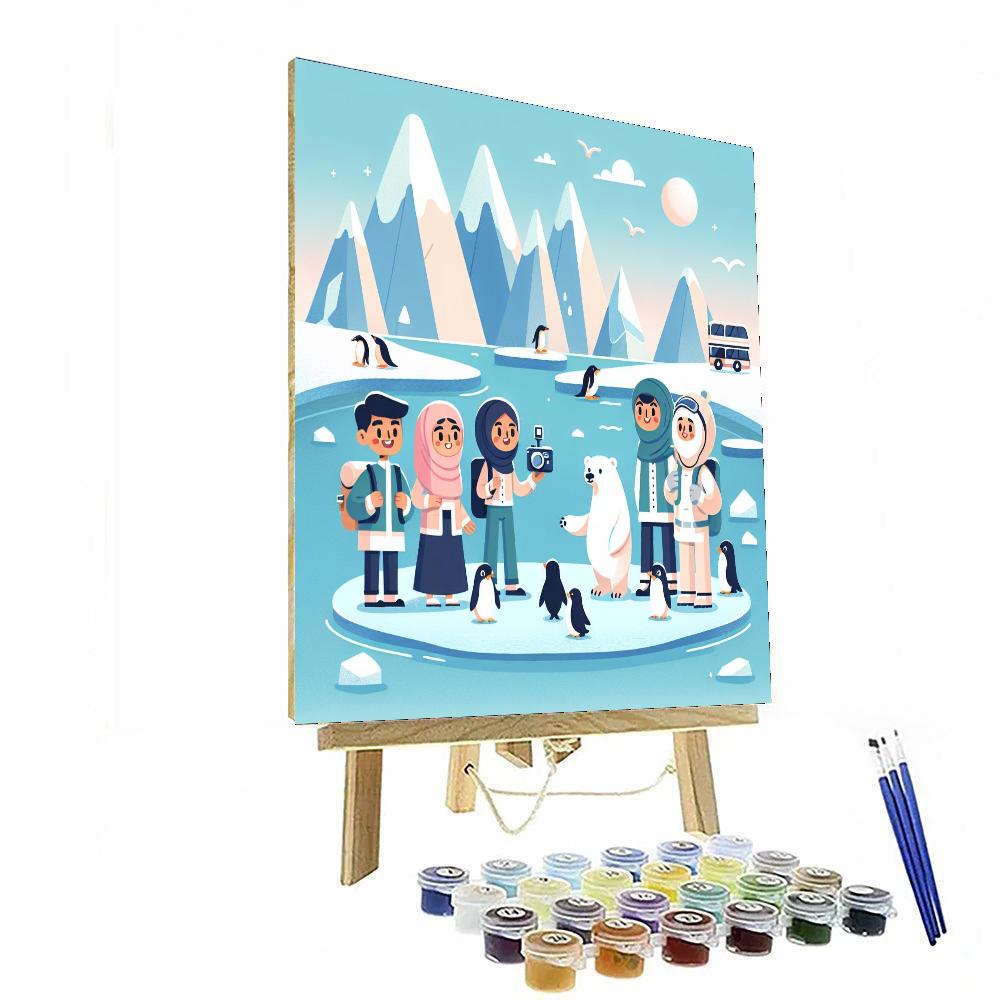 Polar Explorer Painting Number Kit