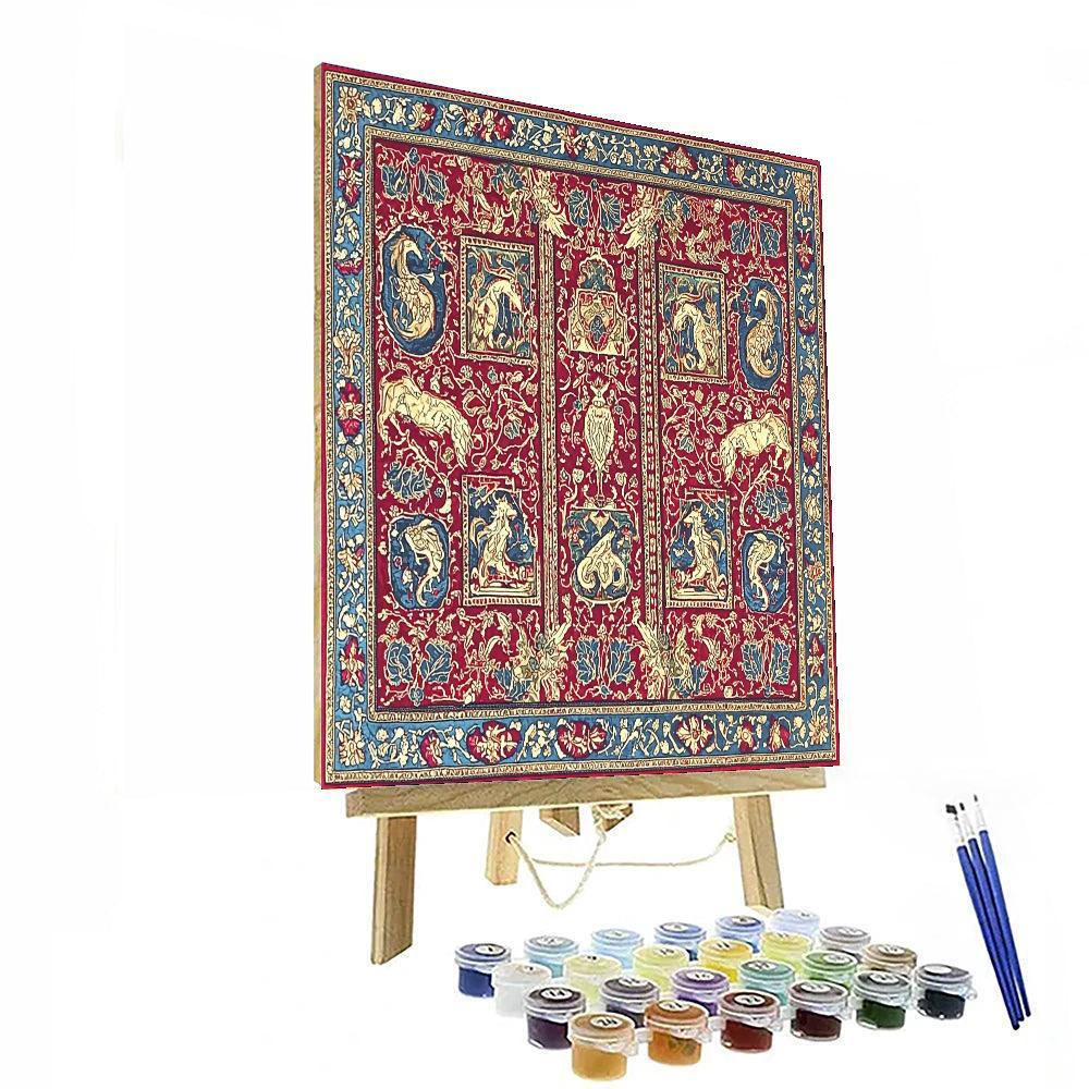 Unicorn Tapestries Inspired Medieval Tapestry Fantasy  Paint By Numbers