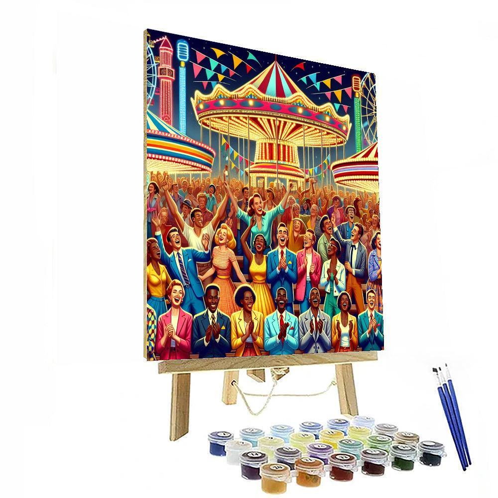 Retro Carnival Extravaganza Numbered Painting Kits