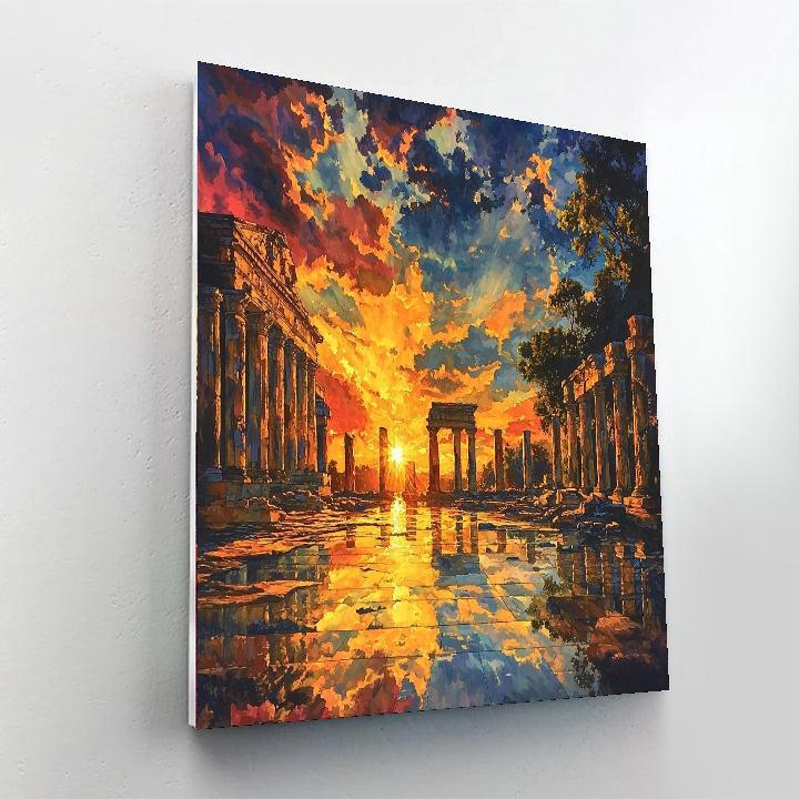 J.M.W. Turner Inspired Timeless Twilight  Paint By Number