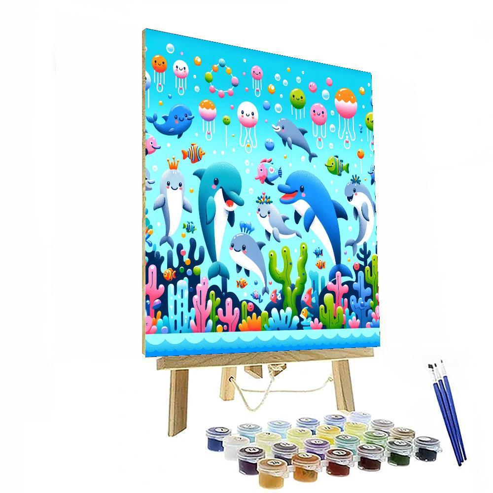 Happy Ocean Party Paint By Numbers Kits