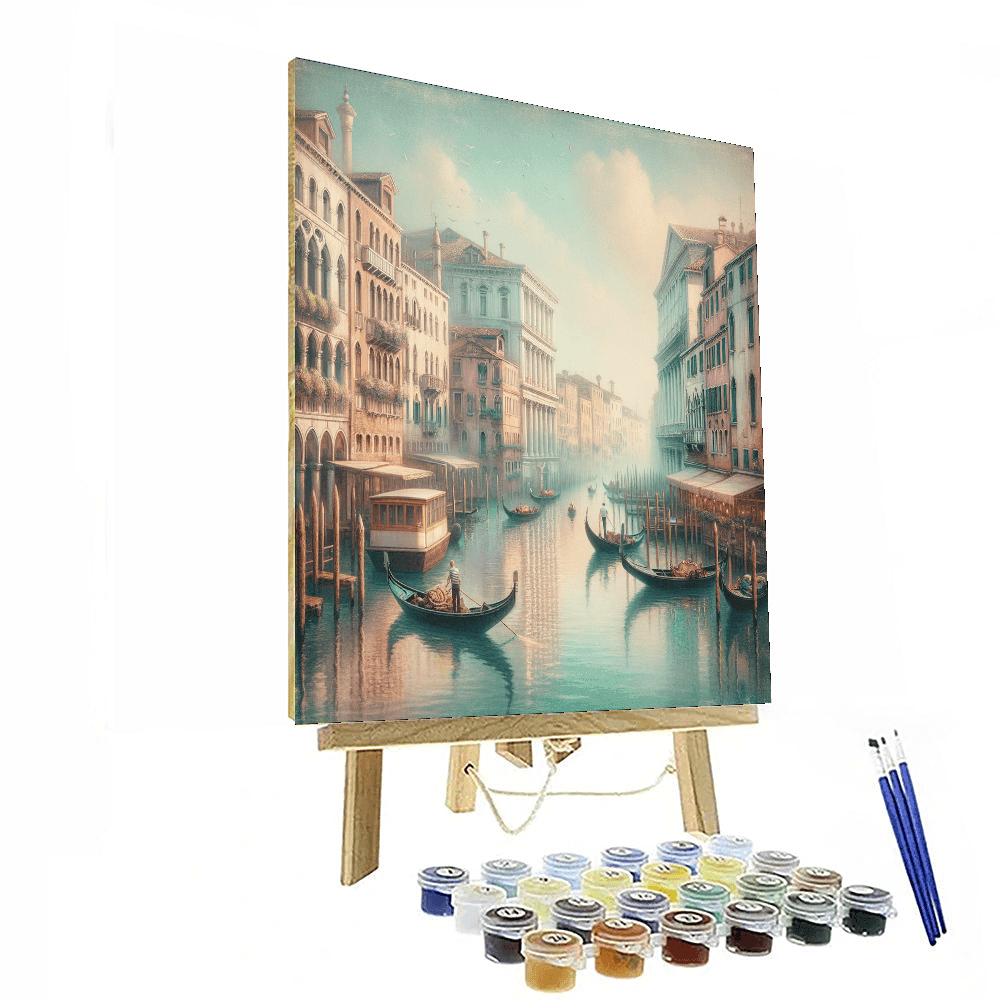 Captivating Venice Canals Number Painting