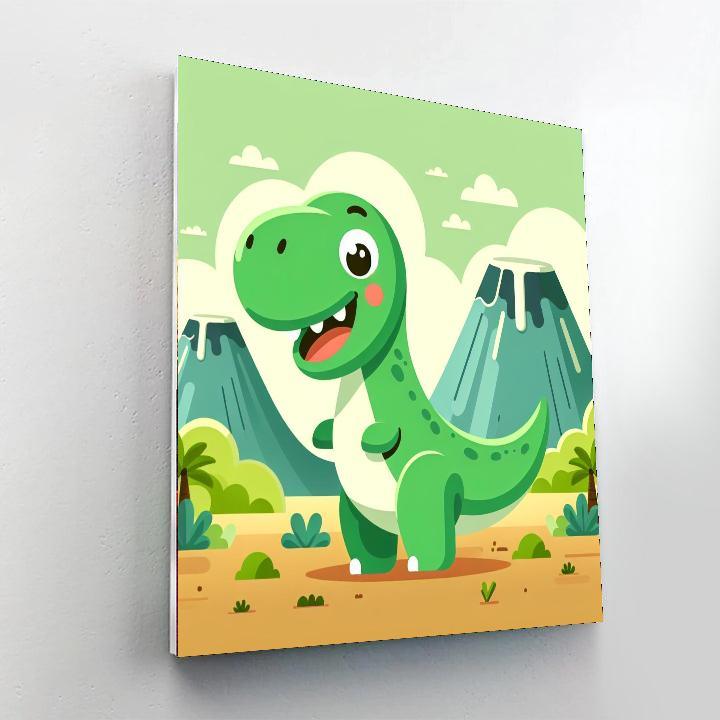 Dino Adventure Safari DIY Paint By Numbers