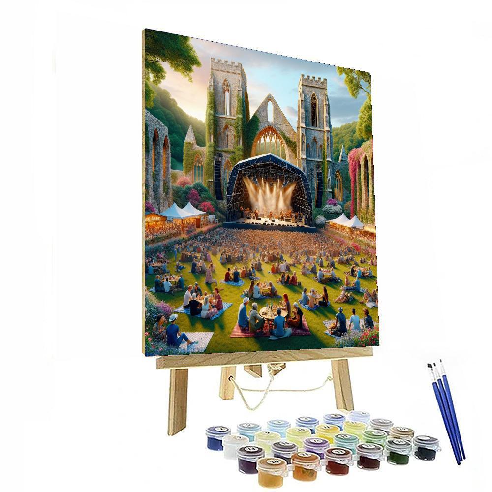 Glastonbury Abbey Extravaganza Painting Number Kit