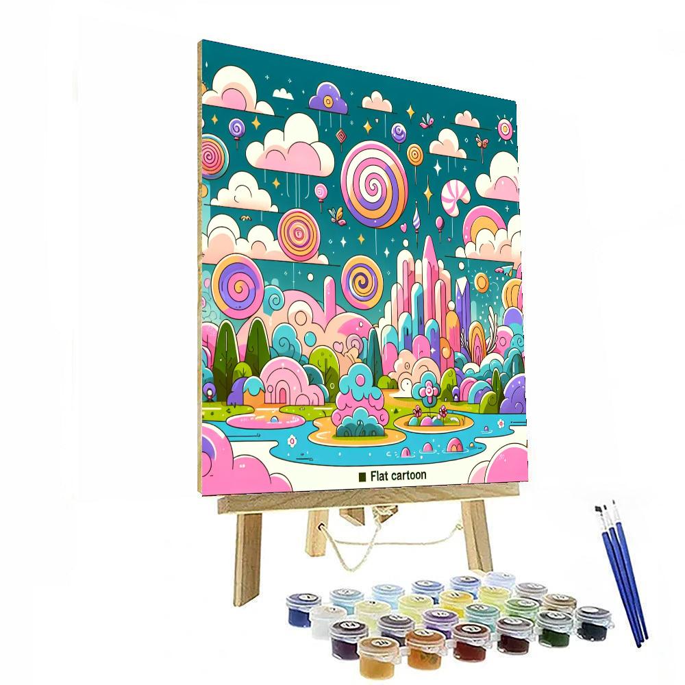 Dreamscape Delight Paint By Numbers Art