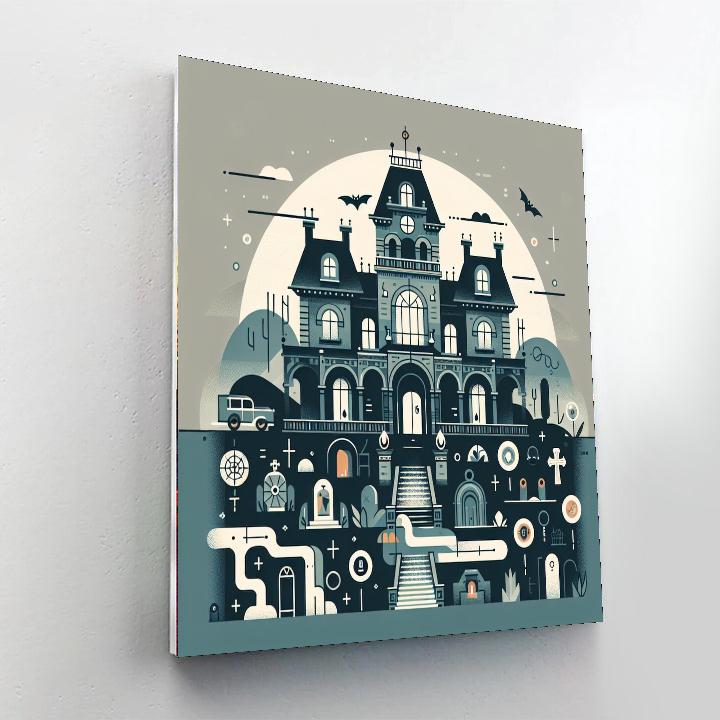 Mystery Mansion Adventure Numbered Painting Kits