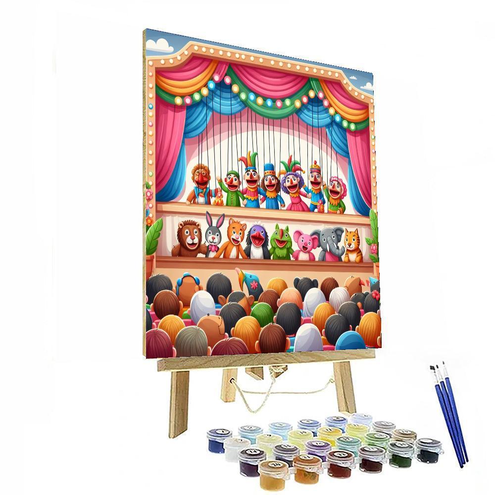Playful Puppet Theater Paint By Numbers Kits