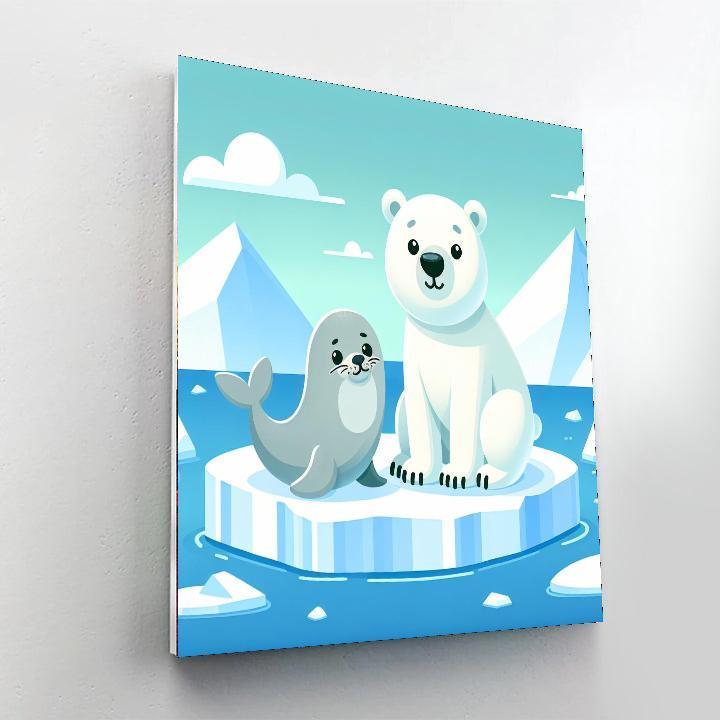 Arctic Polar Expedition Paint By Numbers Art