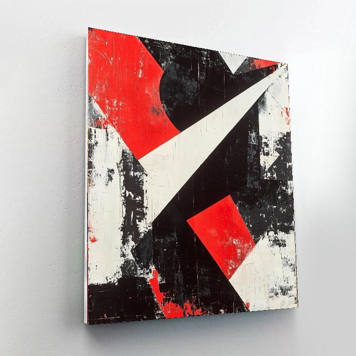 Kazimir Malevich Inspired Quiet Disruption  Paint By Numbers