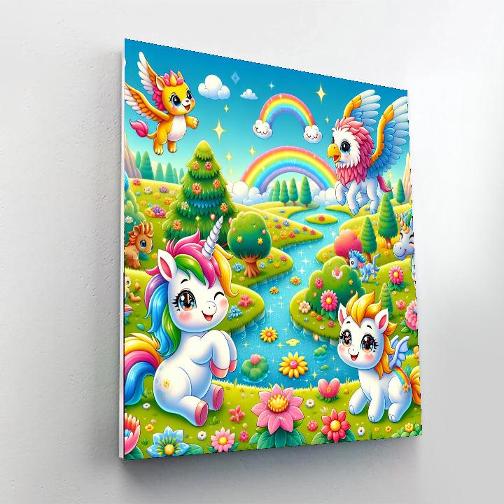 Exploration Of Magical Beasts Numbered Painting Kits