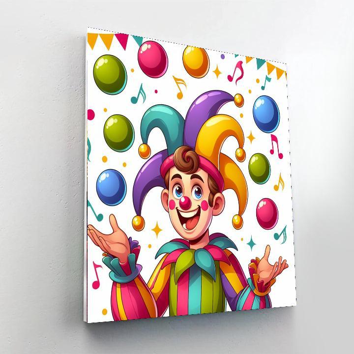 Jolly Jester Paint By Numbers