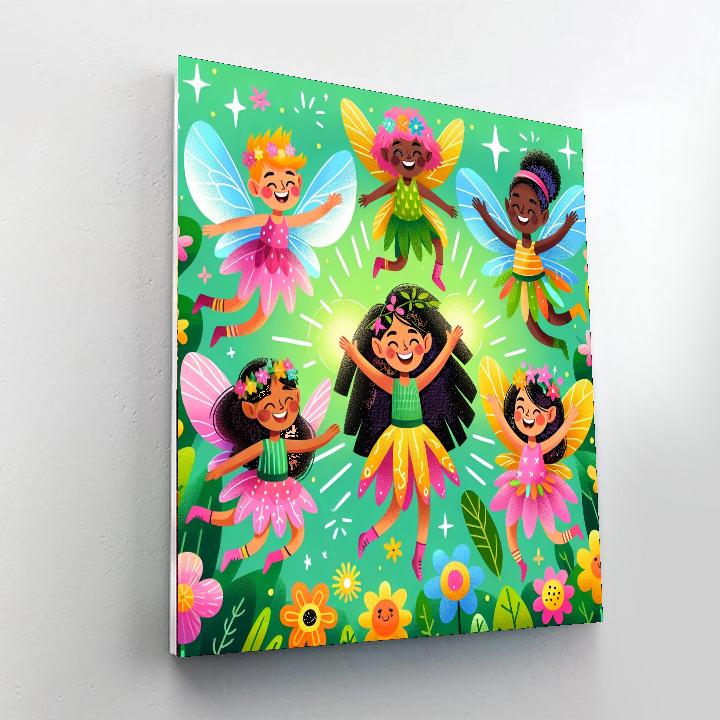 The Happy Adventure In Fairyland DIY Paint By Numbers