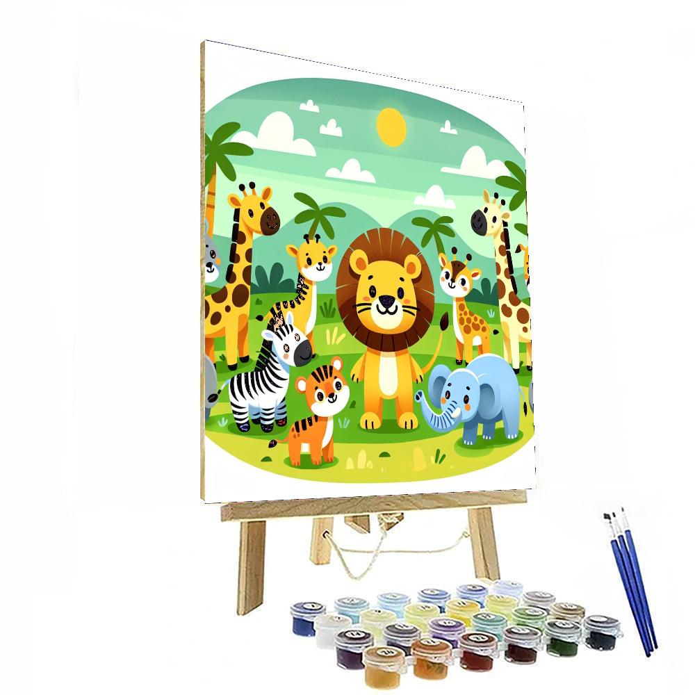 Exciting Animal Expedition Numbered Painting Kits