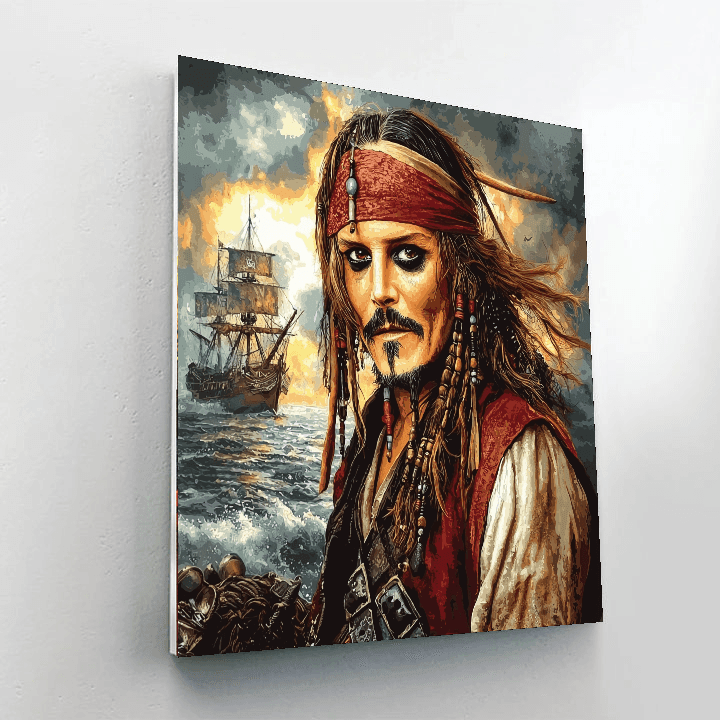 Johnny Depp: Embarking On A Tim Burton Fantasy Painting Number Kit