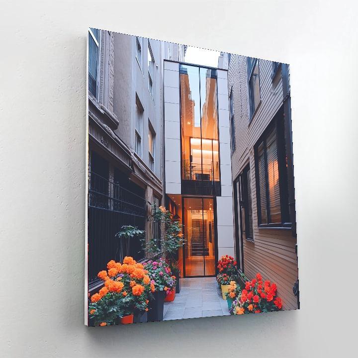 The Narrowest House - Warsaw Paint By Number