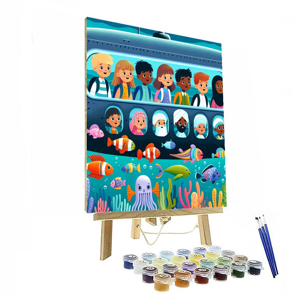 Fascinating Undersea Expedition DIY Paint By Numbers