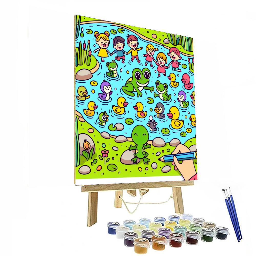 Bubbling Brook Bash Numbered Painting Kits
