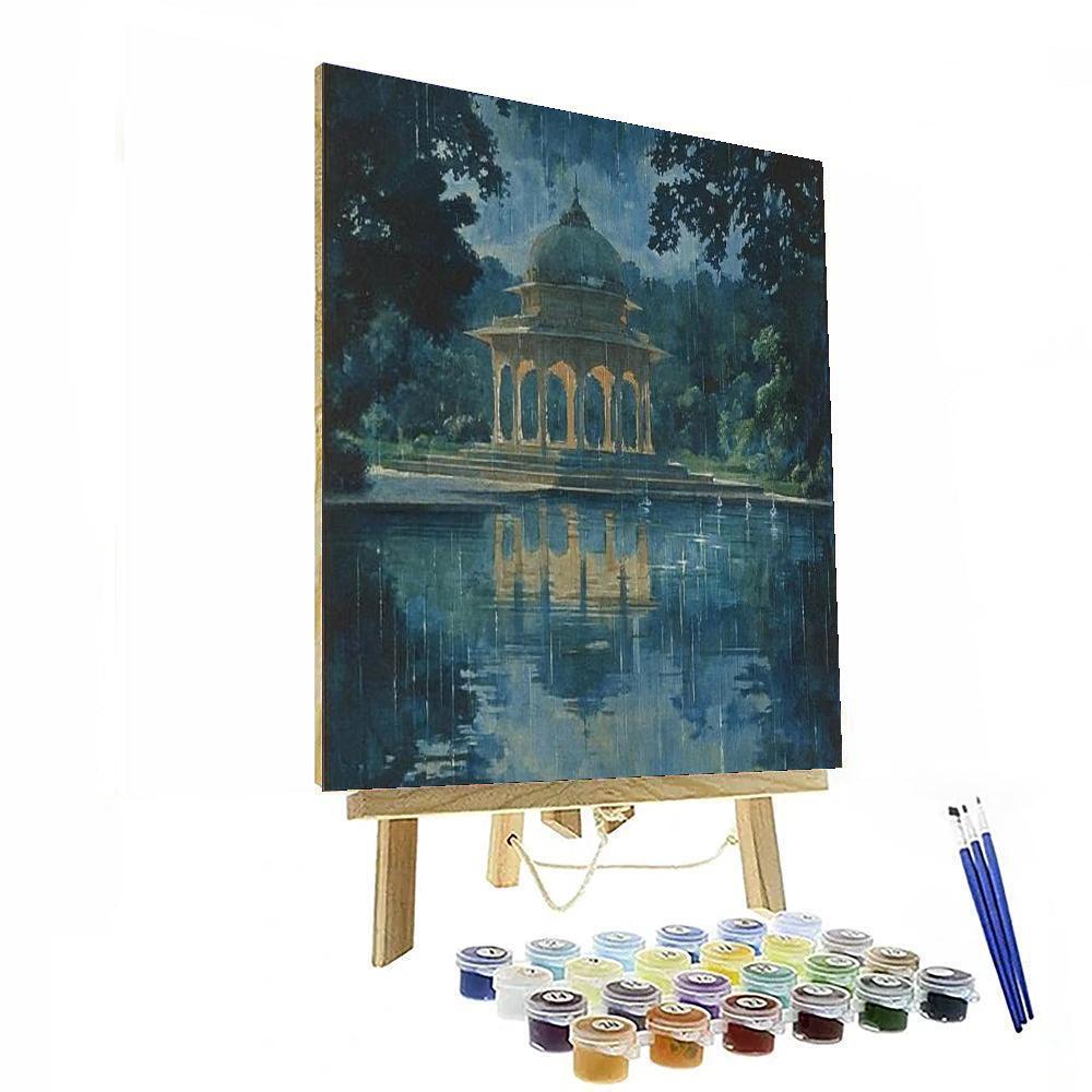 Nandalal Bose Inspired Echoes Of The Monsoon  Painting Number Kit