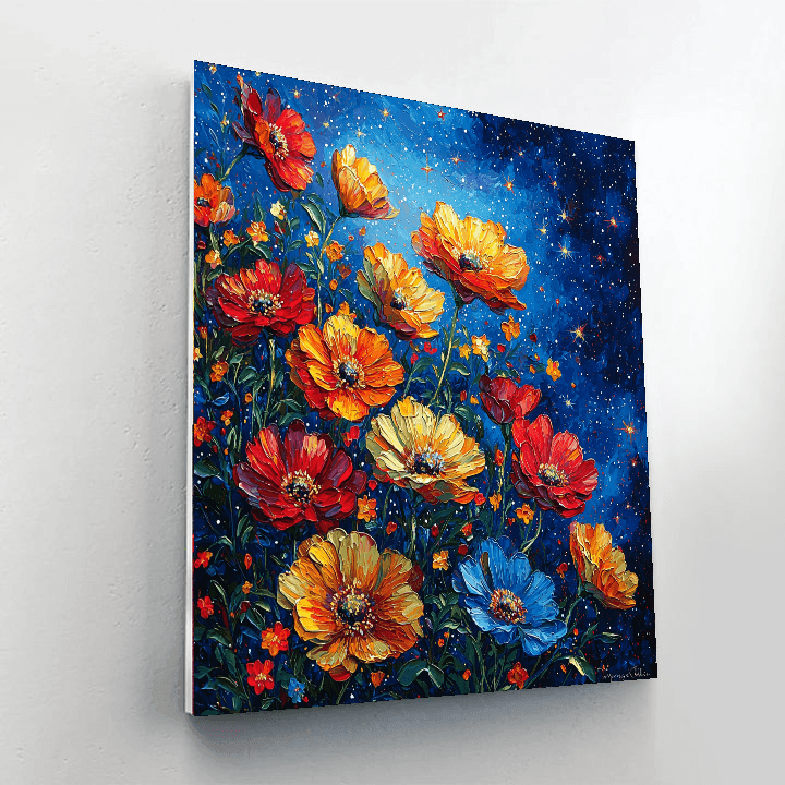 Salvador Dali Inspired Astral Flowers Paint By Numbers Kits