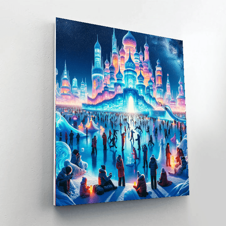Harbin International Ice And Snow Sculpture Festival Paint By Numbers Kits