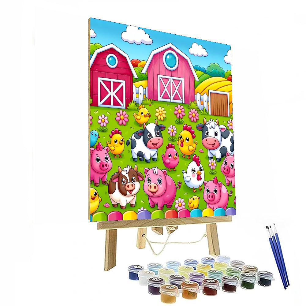 Adventure Farm Numbered Painting Kits