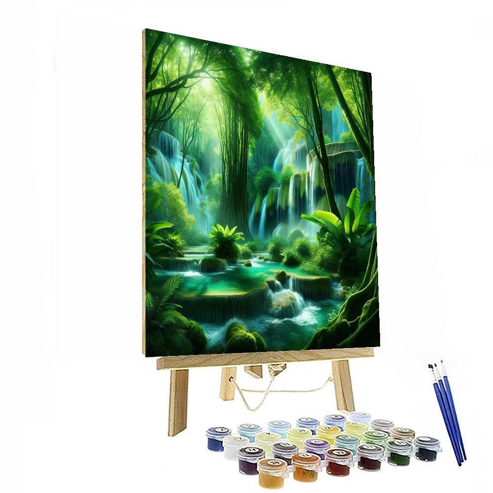 Gentle Jungle Retreat Numbered Painting Kits