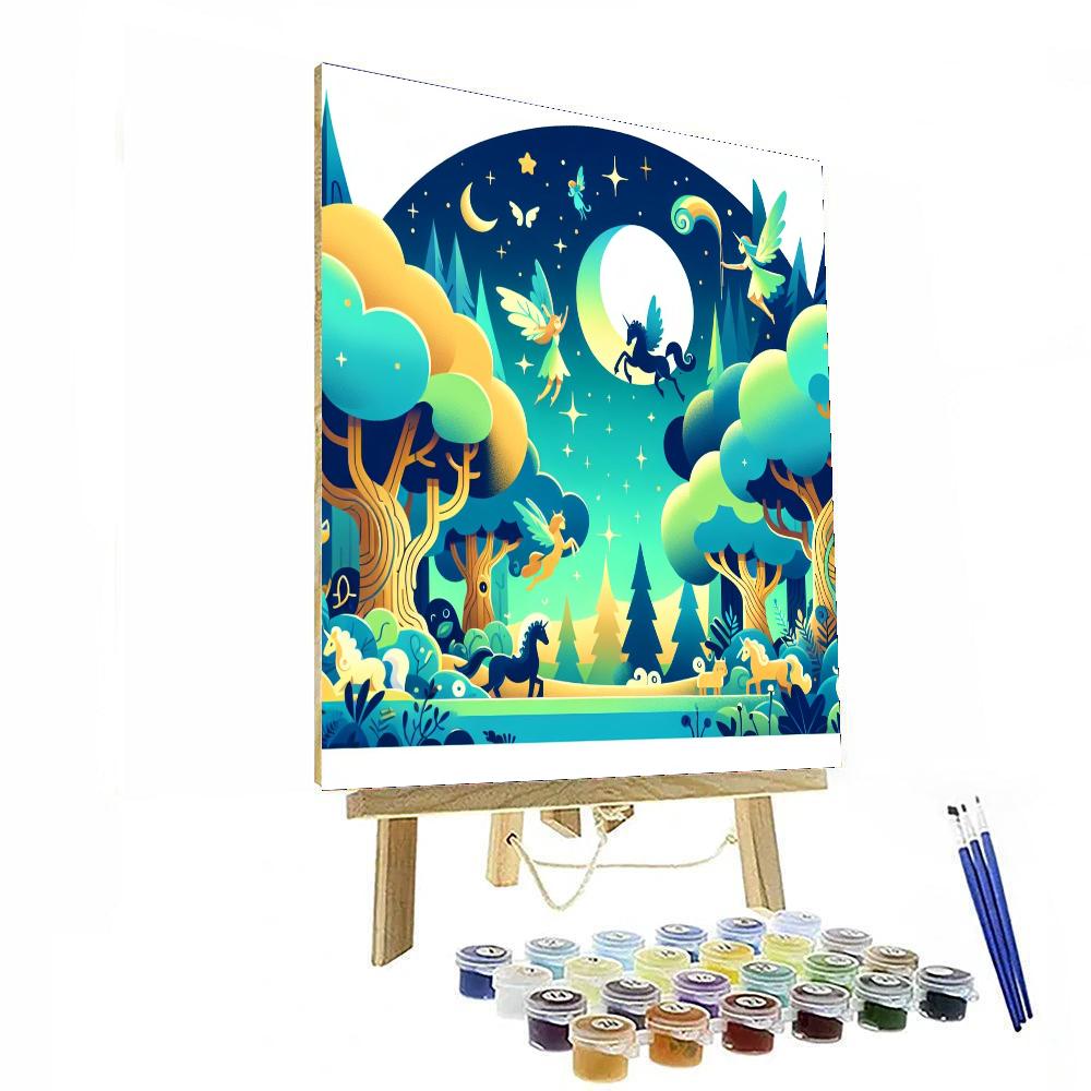 Forest Kingdom Adventure Painting Number Kit