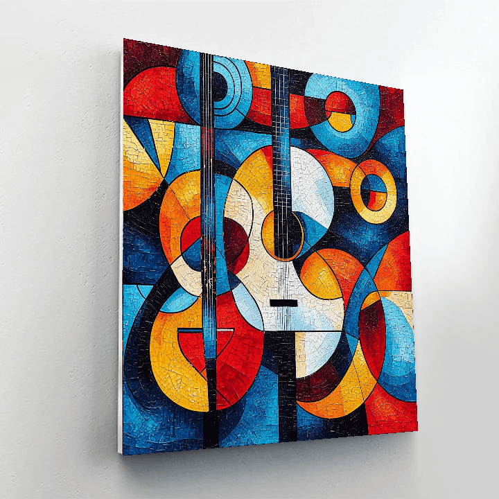 Pablo Picasso Inspired Cubist Music Symphony  Paint By Number