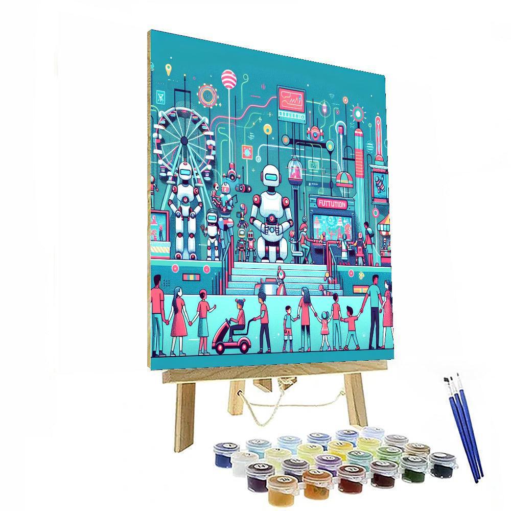 Robotic Funland DIY Paint By Numbers